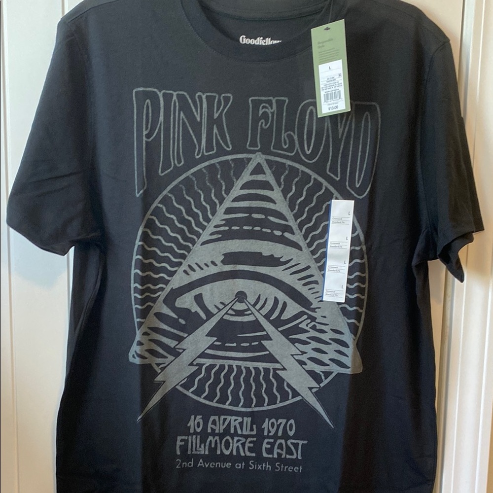 Goodfellow & Co Black Pink Floyd Graphic T-Shirt - Picture 2 of 4